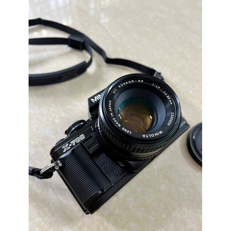 Máy ảnh film Minolta X700 + lens Minolta MC 50mm f1.7