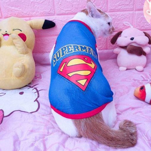 Áo SUPER MAN cho chó mèo