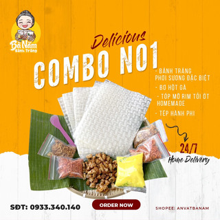 Combo n01 : bánh tráng bơ tóp mỡ siêu giòn￼