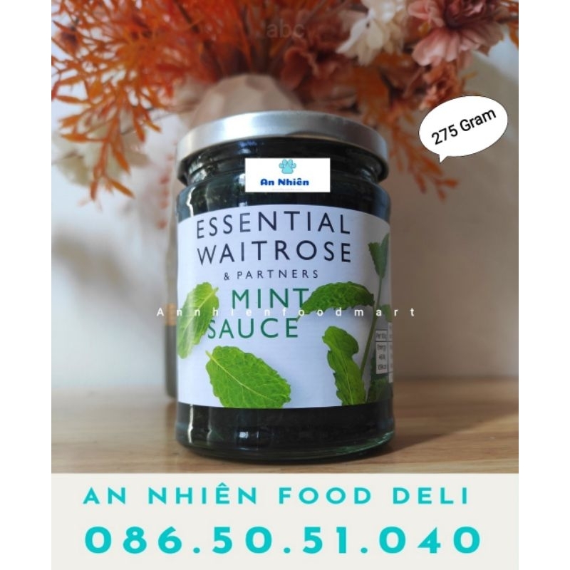 Sốt Bạc Hà Mint Sauce Waitrose Partners 275 Gram