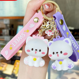 Móc Chìa Khóa Mèo May Mắn Hoạt Hình Dễ Thương