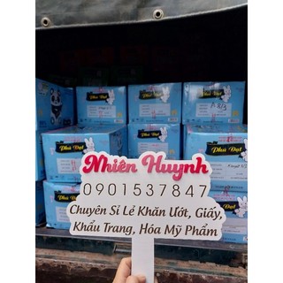 Hỏa Tốc [ Thùng 32 Gói ] Khăn Ướt PHÚ ĐẠT 120 TỜ Không Mùi.