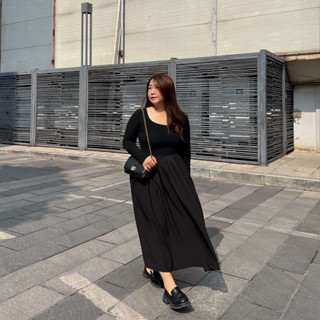 Váy cổ vuông BIGSIZE tôn dáng, che khuyết điểm - Mimosa Dress (+10% phí sàn)