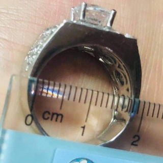 NHẪN SỪNG BẢN TRƠN- 8mm
