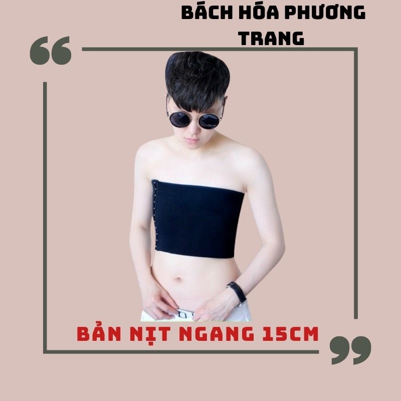 [ Hỏa Tốc ]Áo Nịt Ngực TOMBOY [ BẢN NỊT NGANG 15CM KHÔNG TUỘT]