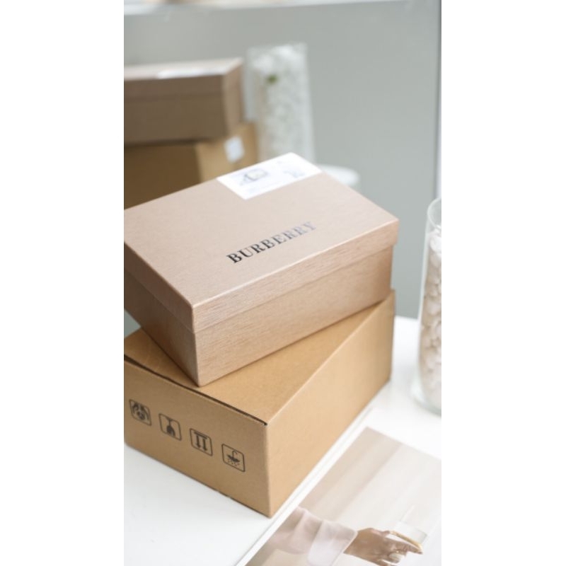 Túi đeo chéo nữ B.B.R sz19cm da bò 100% dáng hộp quai gắn logo hãng cực xịn