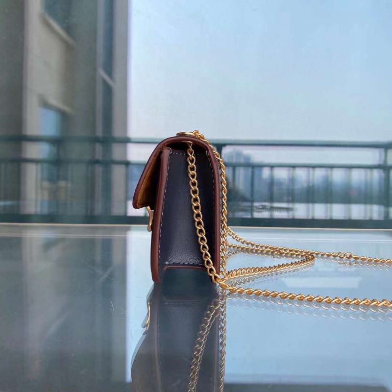 Túi Đeo Chéo/ Đeo Vai Da Thật Phối Canvas LĐ