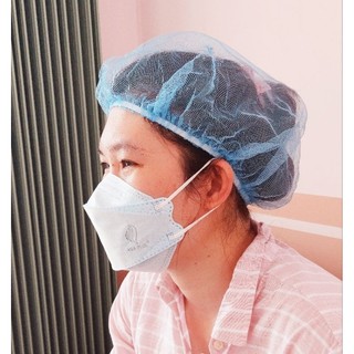 Nón lưới trùm bảo vệ tóc, mũ trùm tóc cho thủy sản