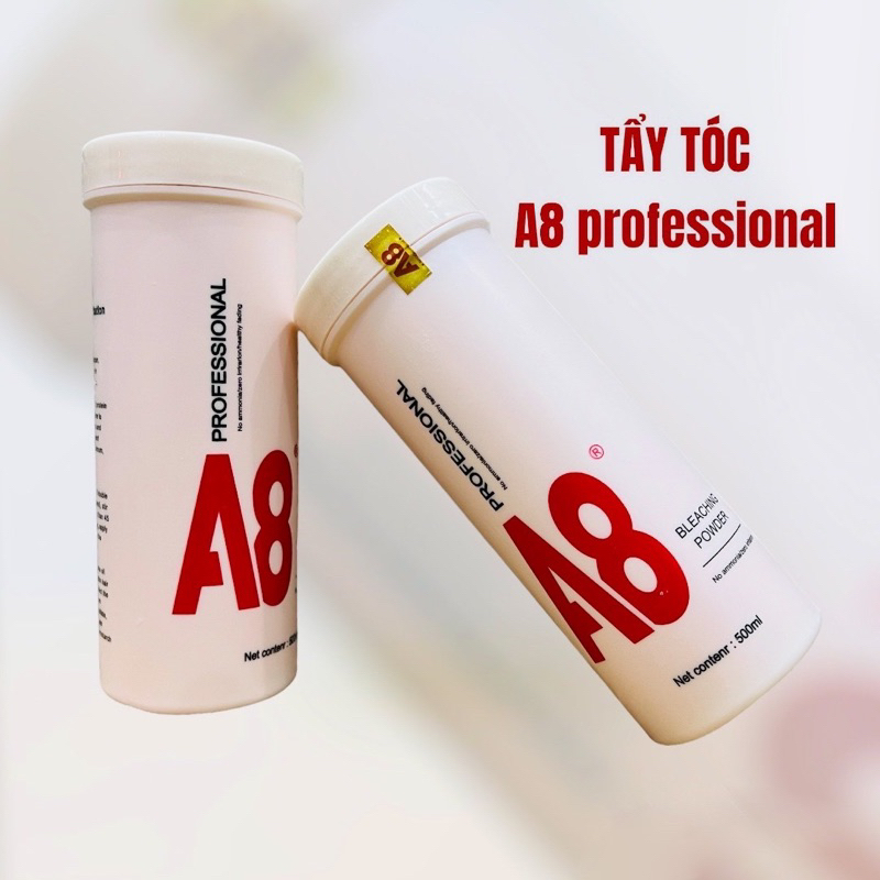 Bột Tẩy Tóc colagen A8 Dạng Hộp | Tẩy Êm Không Xót - Không Xơ Tóc - Lên Tông Nhanh