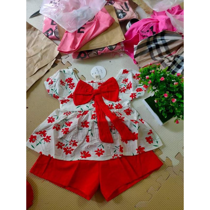 Bộ nơ chất thô cho bé size 8_20kg