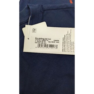Áo phông cotton bé trai Canifa