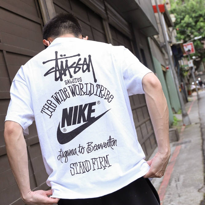 Áo thun unisex stussy x nike form rộng vải cotton 100% cao cấp VNXK ( Ảnh thật )