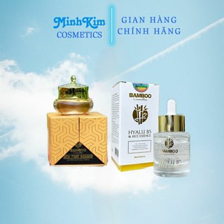 ⚜️Date2026⚜️ Combo kem face và serum B5 gạo bamboo