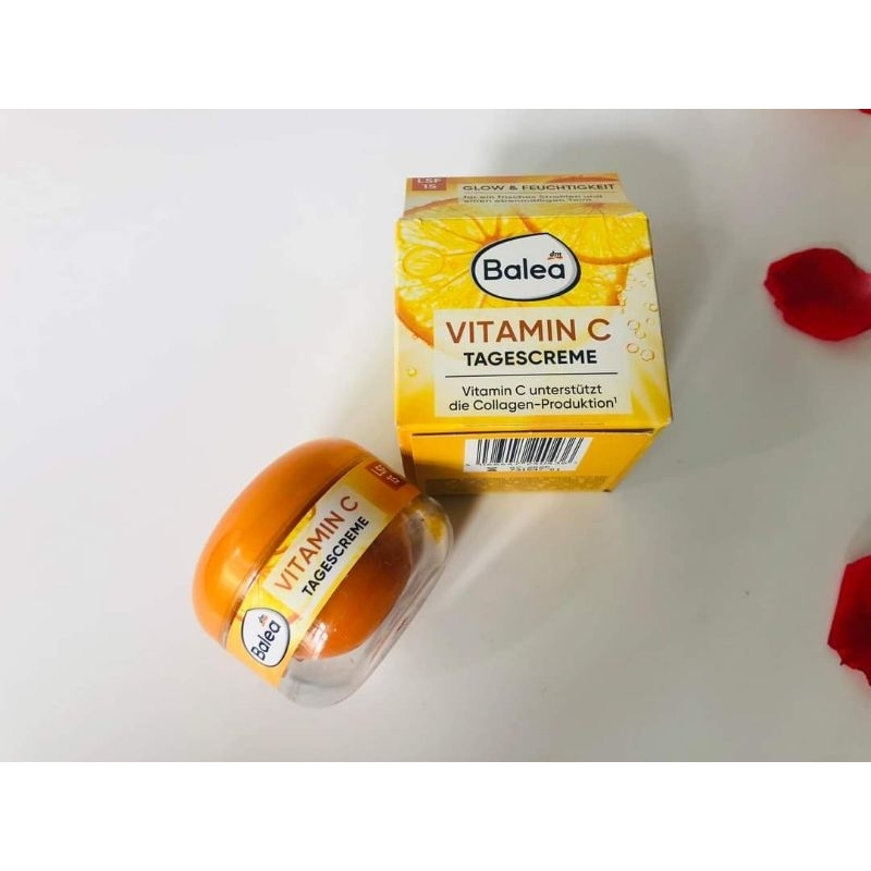 Hàng Đức Kem dưỡng trắng da, giảm nếp nhăn Balea Vitamin C