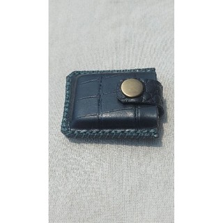 bao da zippo ( da bò vân cá sấu )