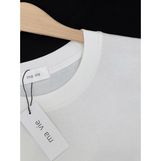 Áo thun trắng basic Ma Vie
