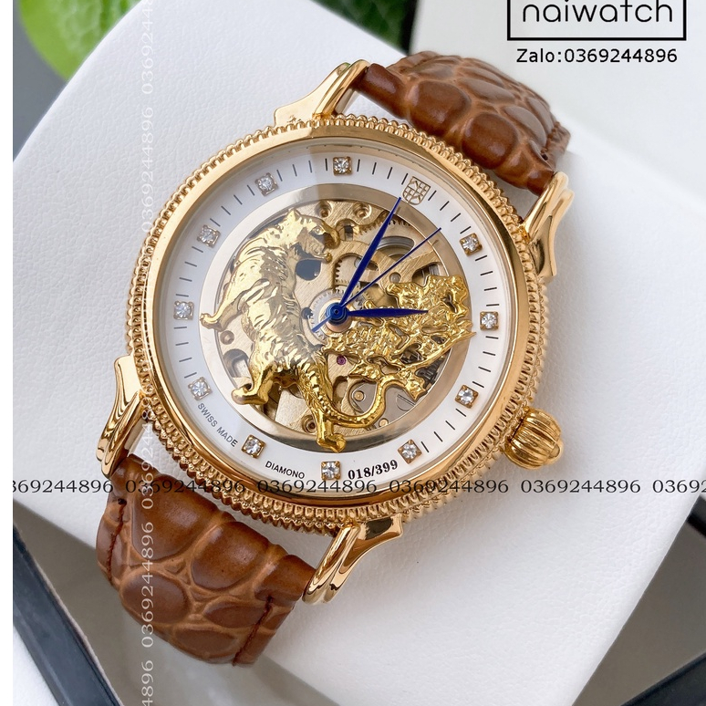 Đồng hồ nam FC Mảnh hổ mạ vàng gold siêu sang trọng, đẳng cấp doanh nhân (phong thủy), NaiWatch