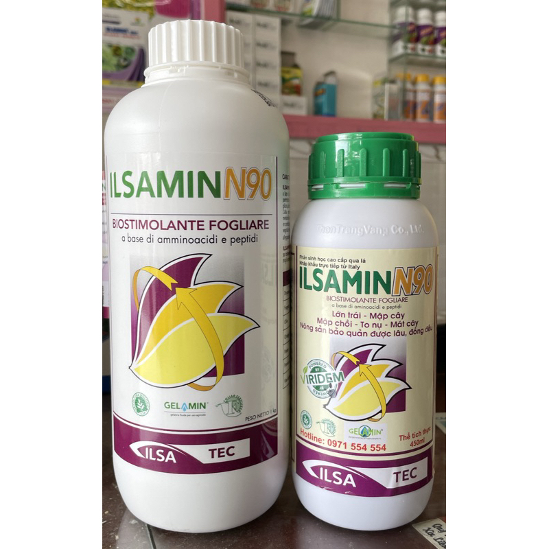 IlsAmin N90 (1 lít, 500ml) - Lớn trái, mập cây, mập chồi, to nụ, tăng năng suất và chất lượng