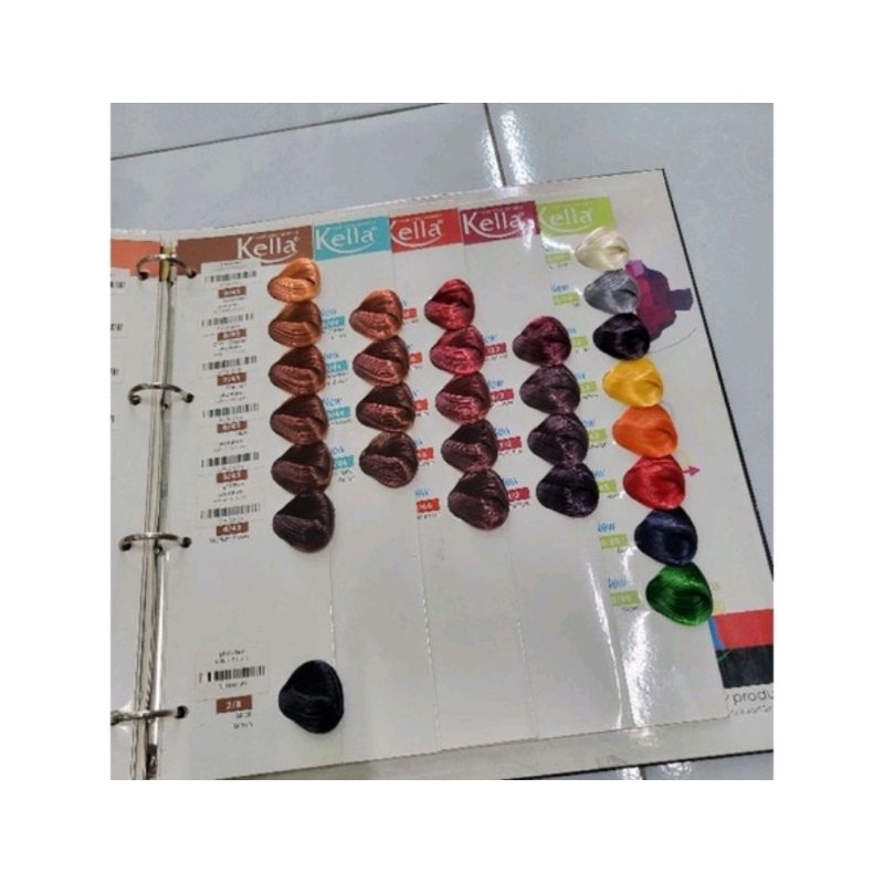 Màu nhuộm kella.Chọn bảng màu