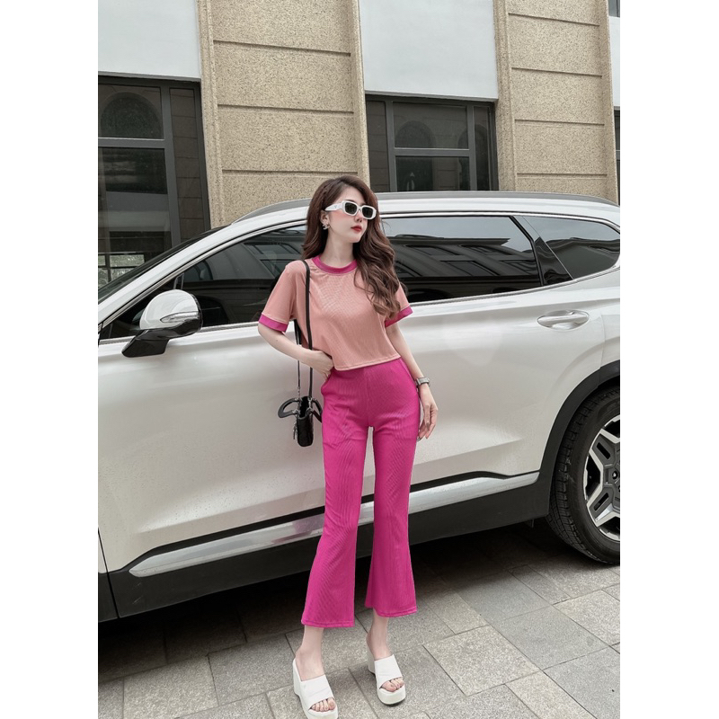 Set thun quần lửng 9 tất