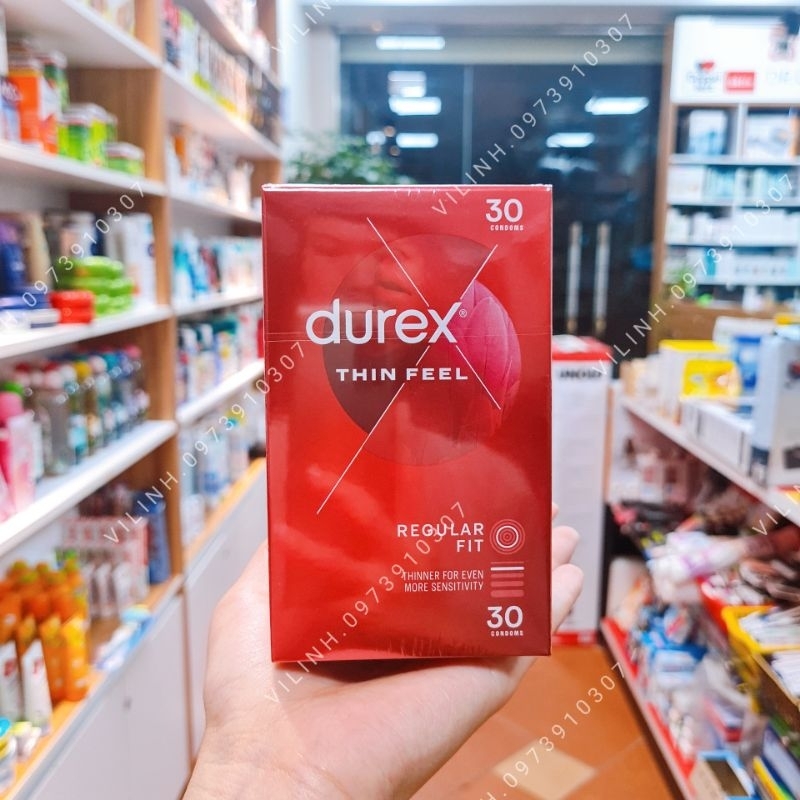 [Mẫu Mới] Bao cao su DUREX FETHERLITE siêu mỏng nội địa Úc