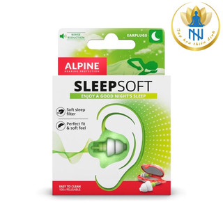 Hộp 1 cặp nút bịt tai chống ồn Alpine SleepSofl nhập khẩu hà lan,hỗ trợ ngủ