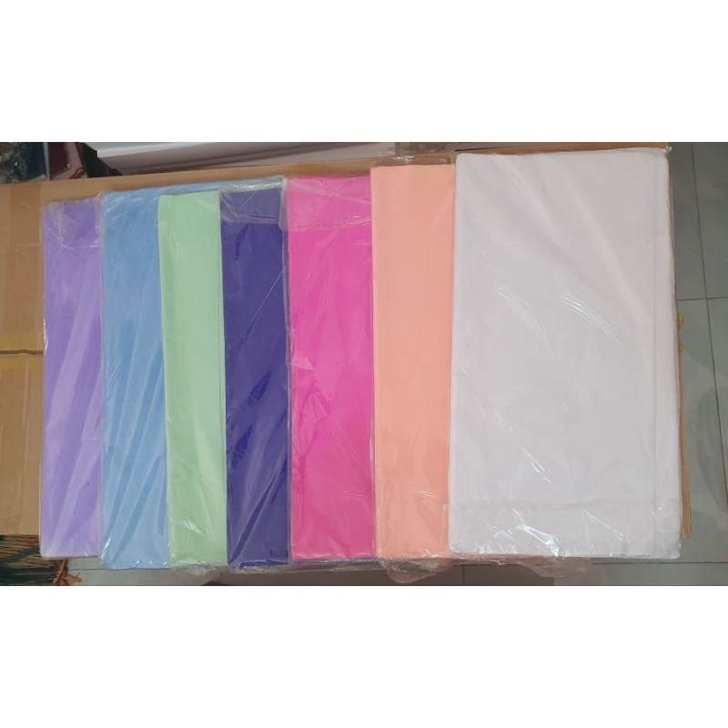 XẤP 10 TỜ GIẤY MẾCH  MÀU TRẮNG GÓI HOA LOẠI ĐẸP