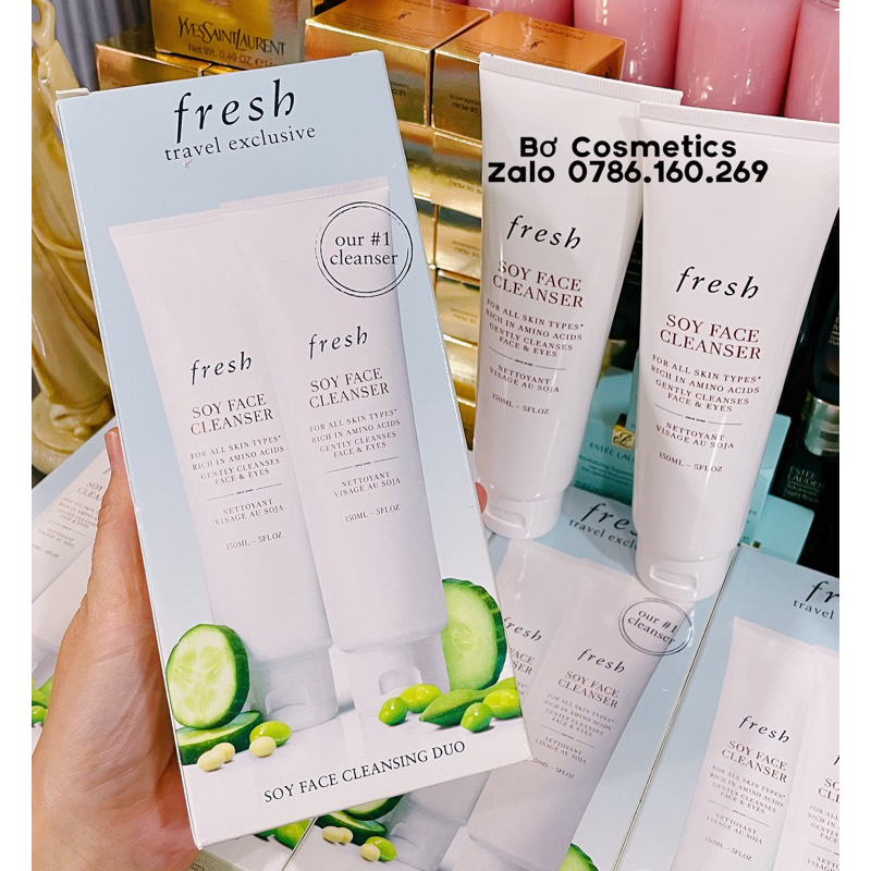 Sữa rửa mặt Fresh soy face cleanser 200ml