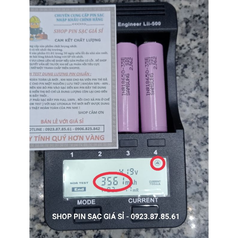 Pin 18650 SAMSUNG 35E 3500MAH CHÍNH HÃNG
