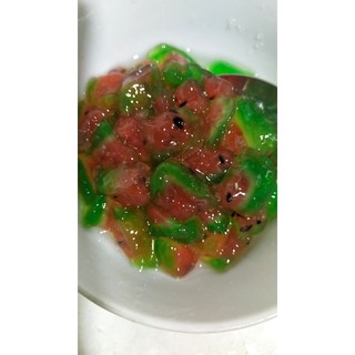 Trân châu hình dưa  hấu🍉🍉🍉 1ky topping độc lạ(giao miền trung và nam)