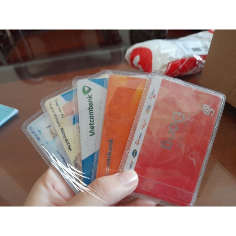 10 vỏ bao cccd bằng lái xe.... loại 2 có nắp trong suốt