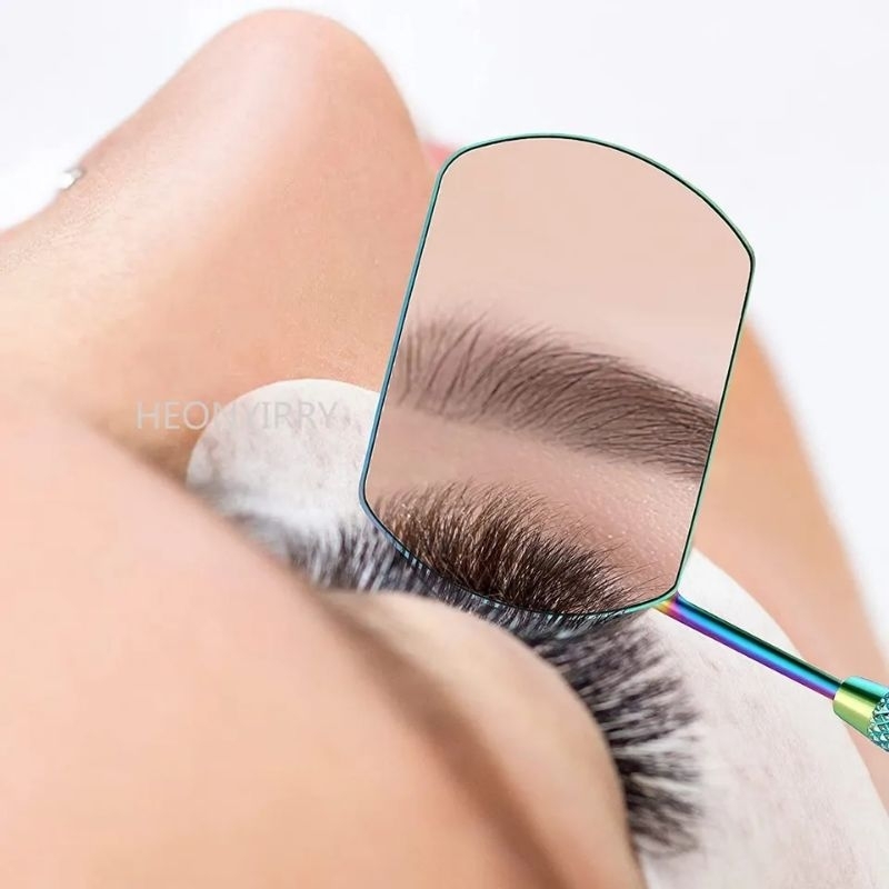 Kính soi mi cao cấp tráng gương size to_kính soi chân mi_gương soi mi_gương cầm tay