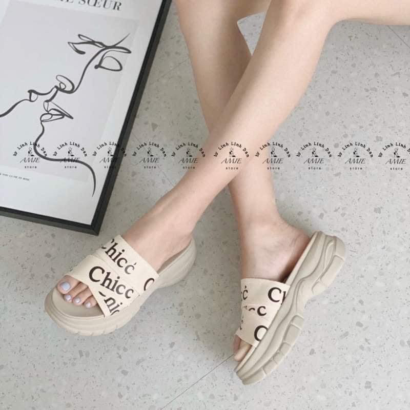 Dép lê 3 kiểu cao 5cm