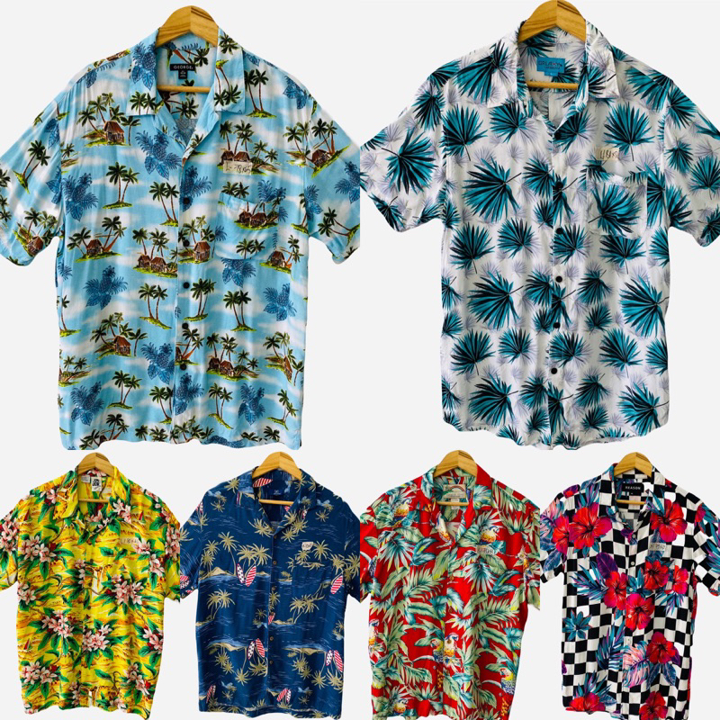 Áo Sơ Mi Hawaii Mỹ Nam Nữ Secondhand, Áo Đi Biển Mùa Hè Unisex 2hand