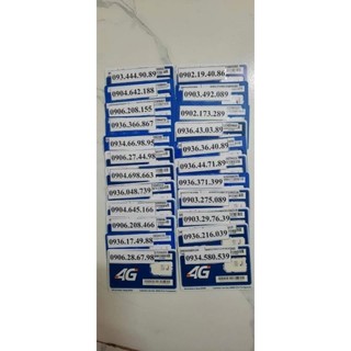 Sim mobi trả trước số đẹp số tiến đầu 09