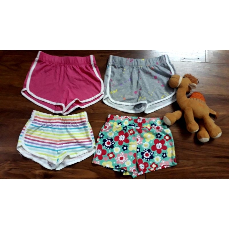 Quần đùi bé gái chất cotton màu sắc dễ thương