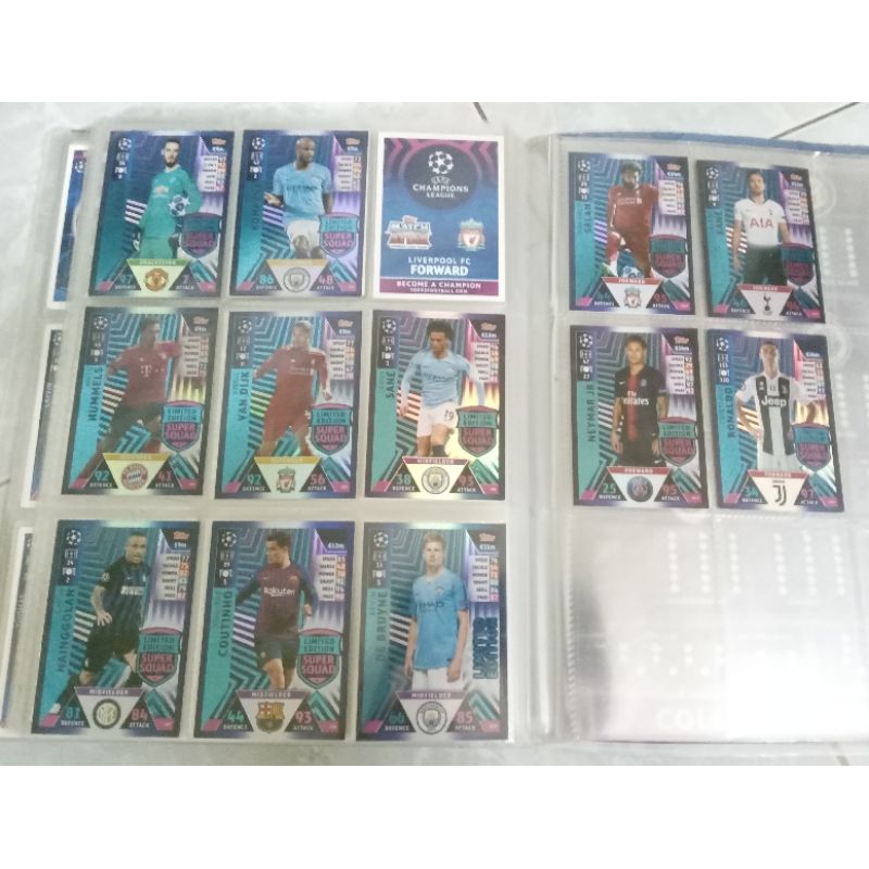 Thẻ Limited Edition mùa 18/19 ucl