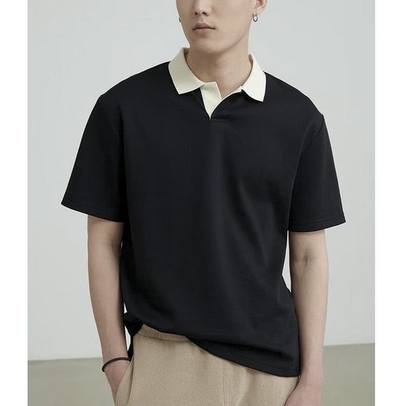 Áo thun nam polo cao cấp, form unisex tay ngắn, cổ bẻ co dãn thoáng mát, thấm hút mồ hôi