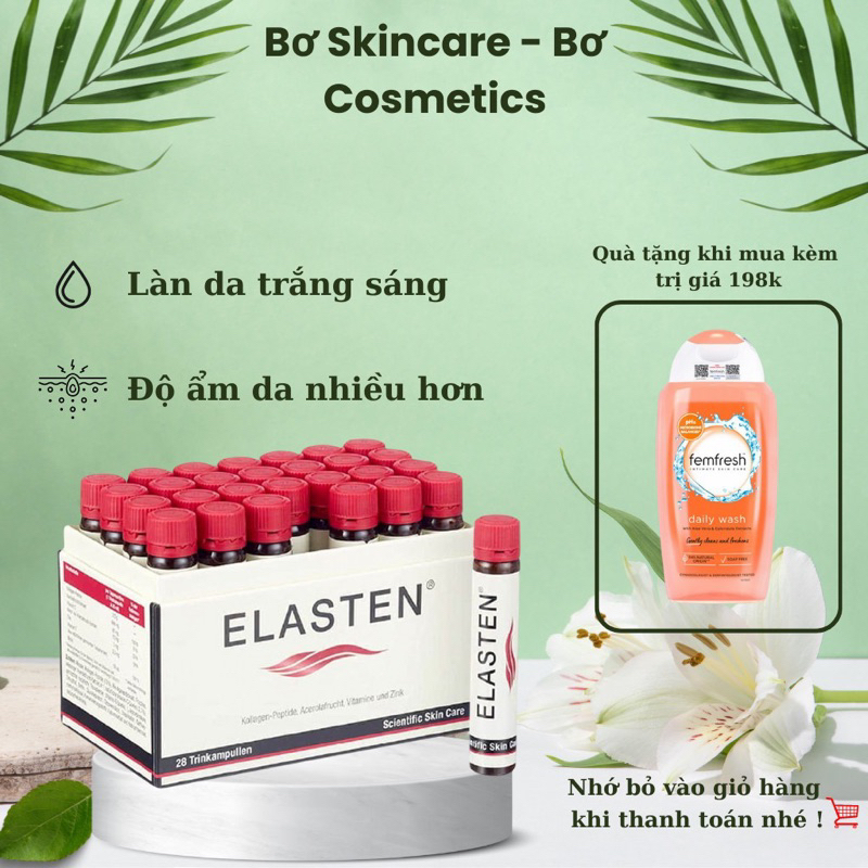 Collagen Elasten chính hãng đẹp da tóc chống lão hoá