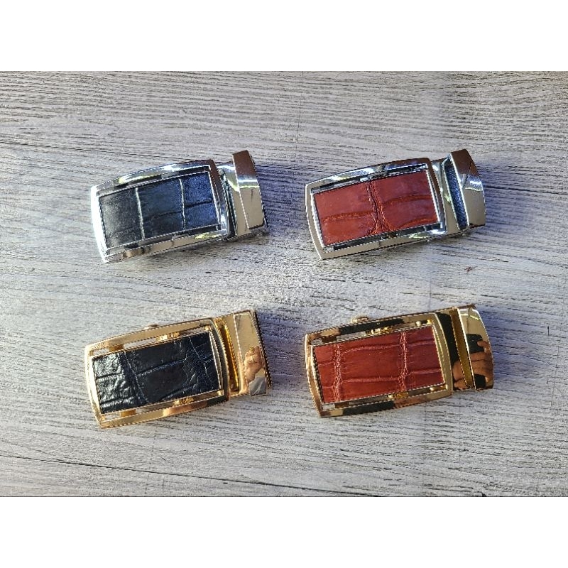 Đầu khóa, mặt thắt lưng, đầu khóa thắt lưng, đầu khóa dây nịt da cá sấu bản 3,5 cm và 4 cm