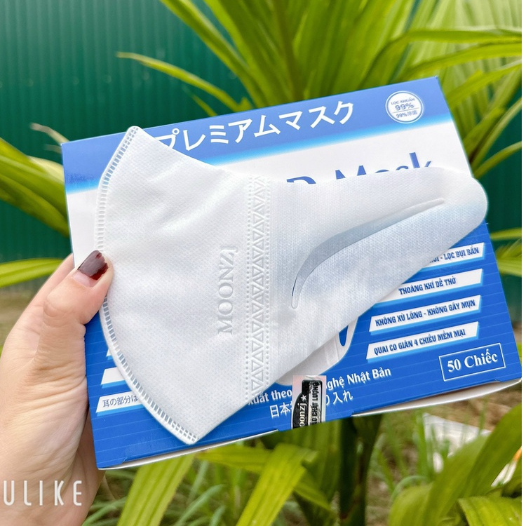 Khẩu trang 3D mask  moonzj bảo vệ bạn và gia đình - hộp 50 cái