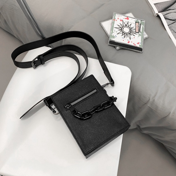 Túi đeo chéo nam nữ cá tính hot trend 2023, túi vuông cao cấp thời trang - TDV05