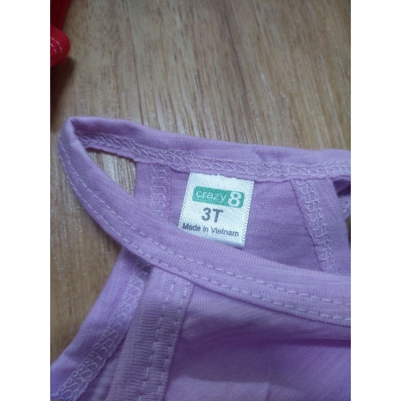 Áo hai dây Bé Gái Áo Thun Bé Gái Áo Phông Cộc Tay Bé Gái 8-22kg Cotton Áo 2 Dây Bé Gái