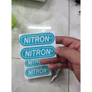 1 Cặp Tem Logo Nitron In Chuẩn