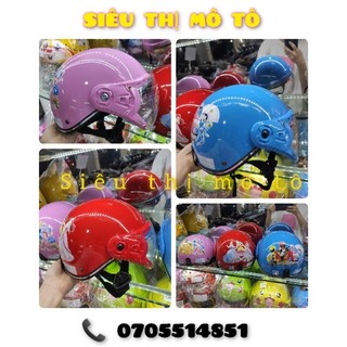 Mũ bảo hiểm có kính cho bé 3 - 9 tuổi