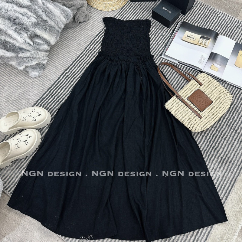 Váy Maxi Quây Chun Hot Hit