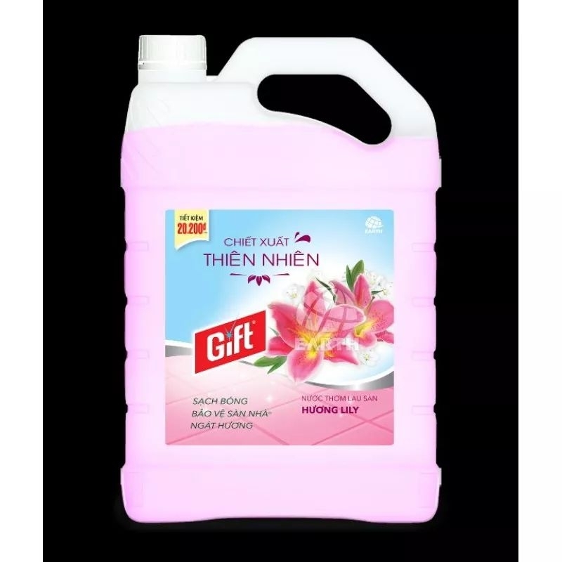 Nước Lau Sàn Gift 3.8kg  Hương Hoa Thiên Nhiên