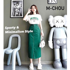 Set đồ nữ áo phông M-Chou + Chân váy kaky style basic
