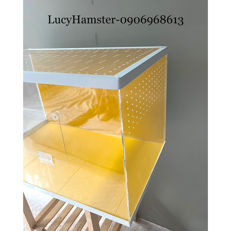Chuồng Mica 3li 60*40*40 cho Hamster