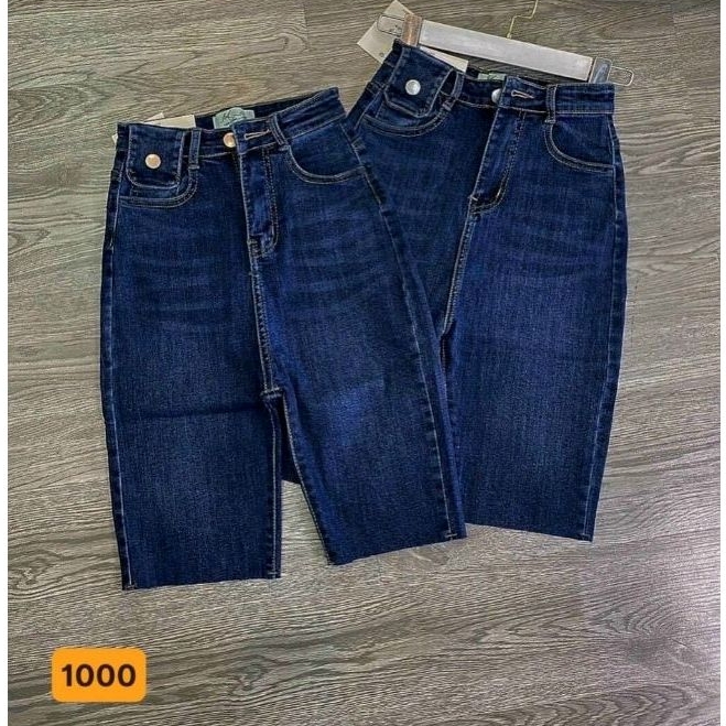 ** 9 mẫu Quần Jean Ngố Lửng Nữ Lưng Cao  Hàng Cao Cấp  Quần Bò Ngố Nữ Co Giãn Lưng Cao ( ĐƯỢC ĐỔI TRẢ )
